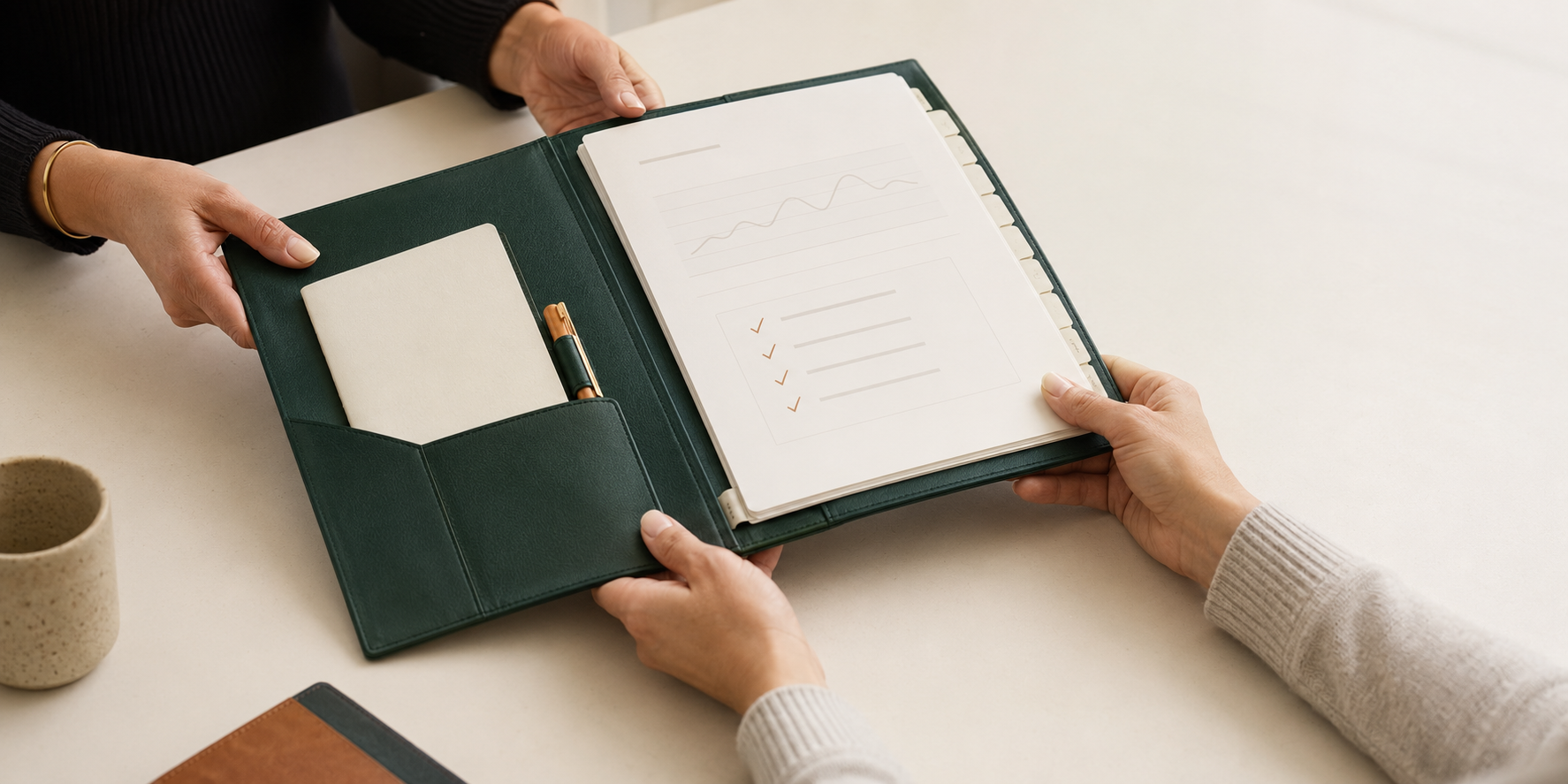Organized financial reports prepared for review and CPA handoff.